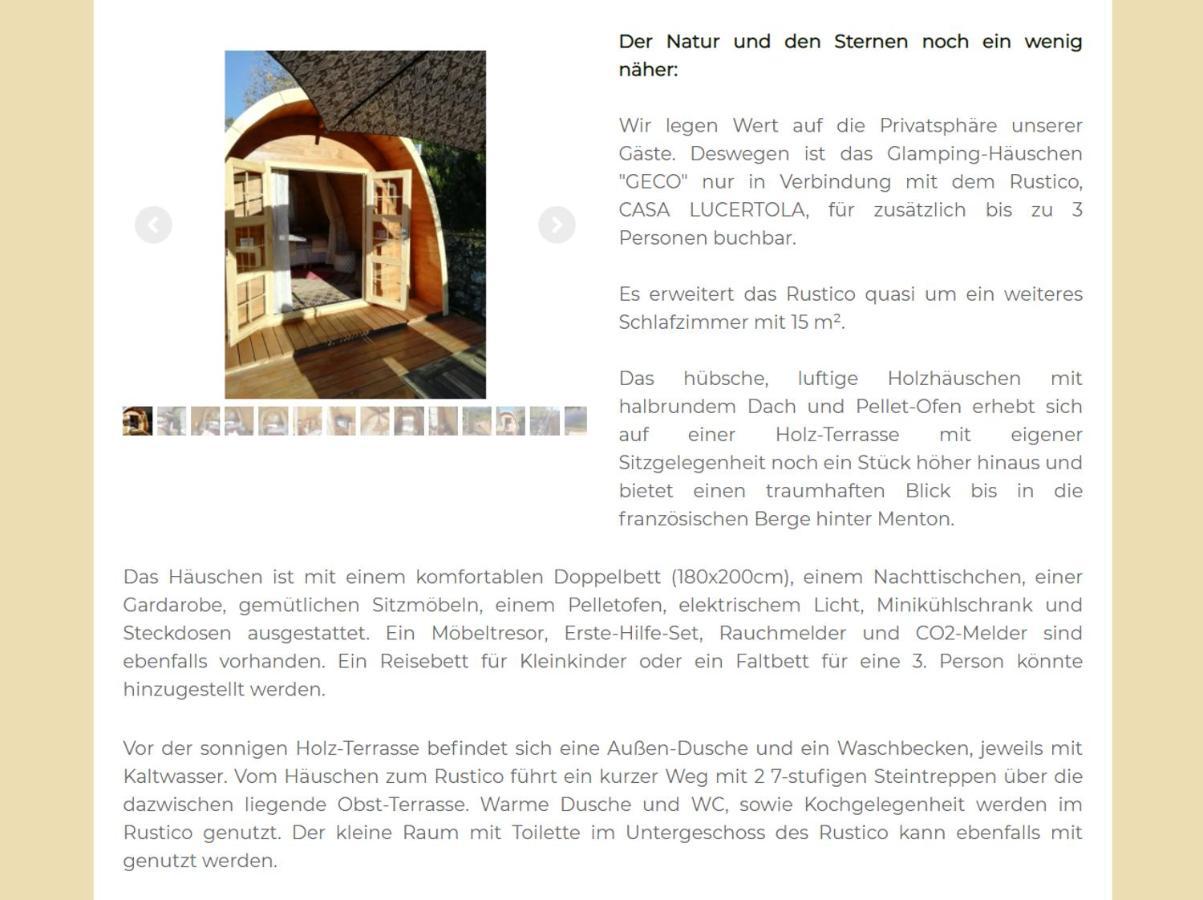 Casa Lucertola Villa Apricale Exteriör bild